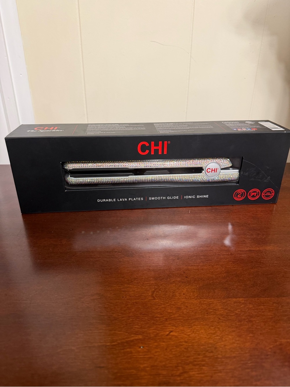 CHI The Sparkler 1" Volcanic Lava Ceramic Hairstyling Iron Special Edition - Picture 6 of 16